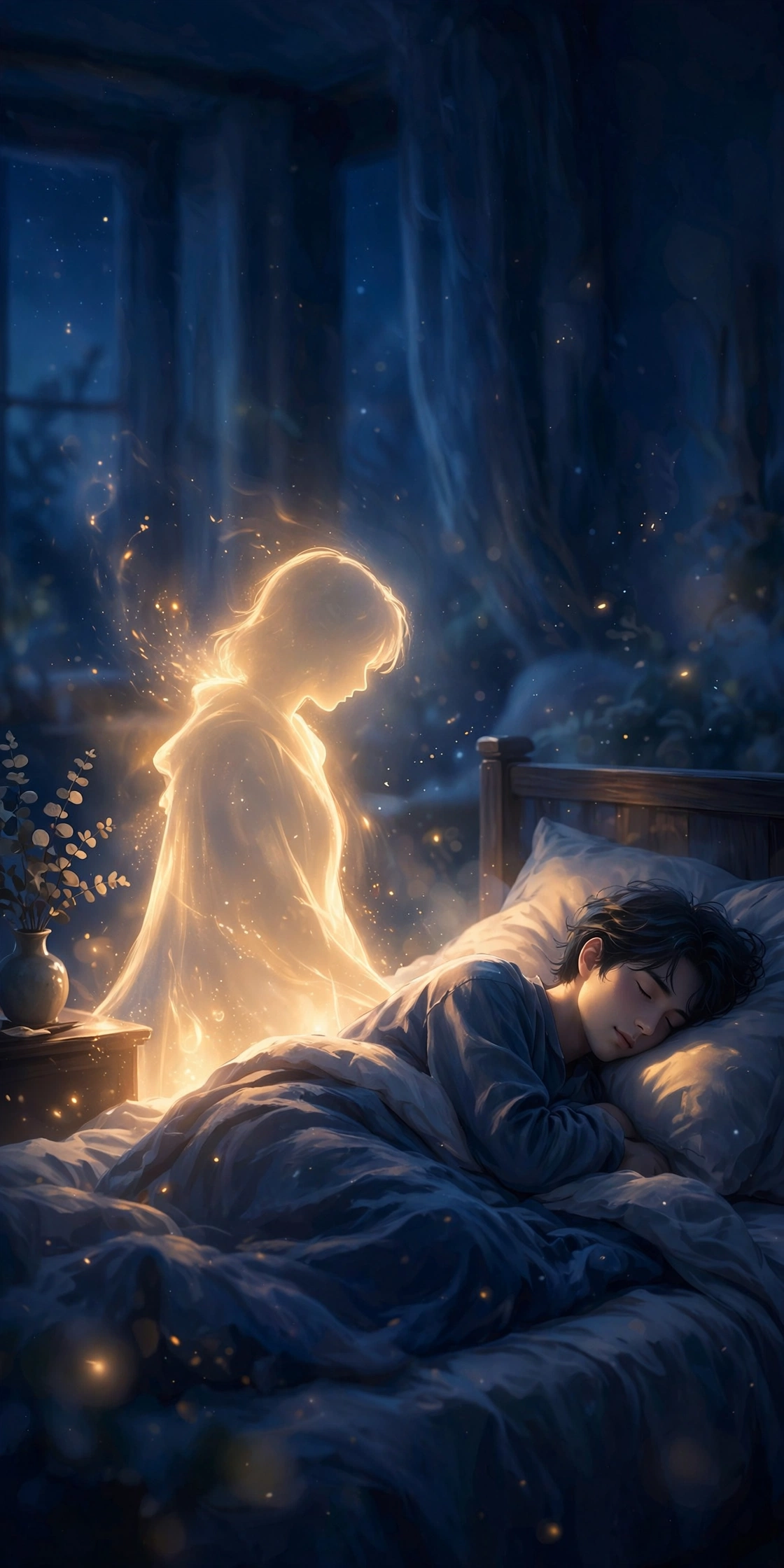 Dreaming about death while pregnant: meaning illustration