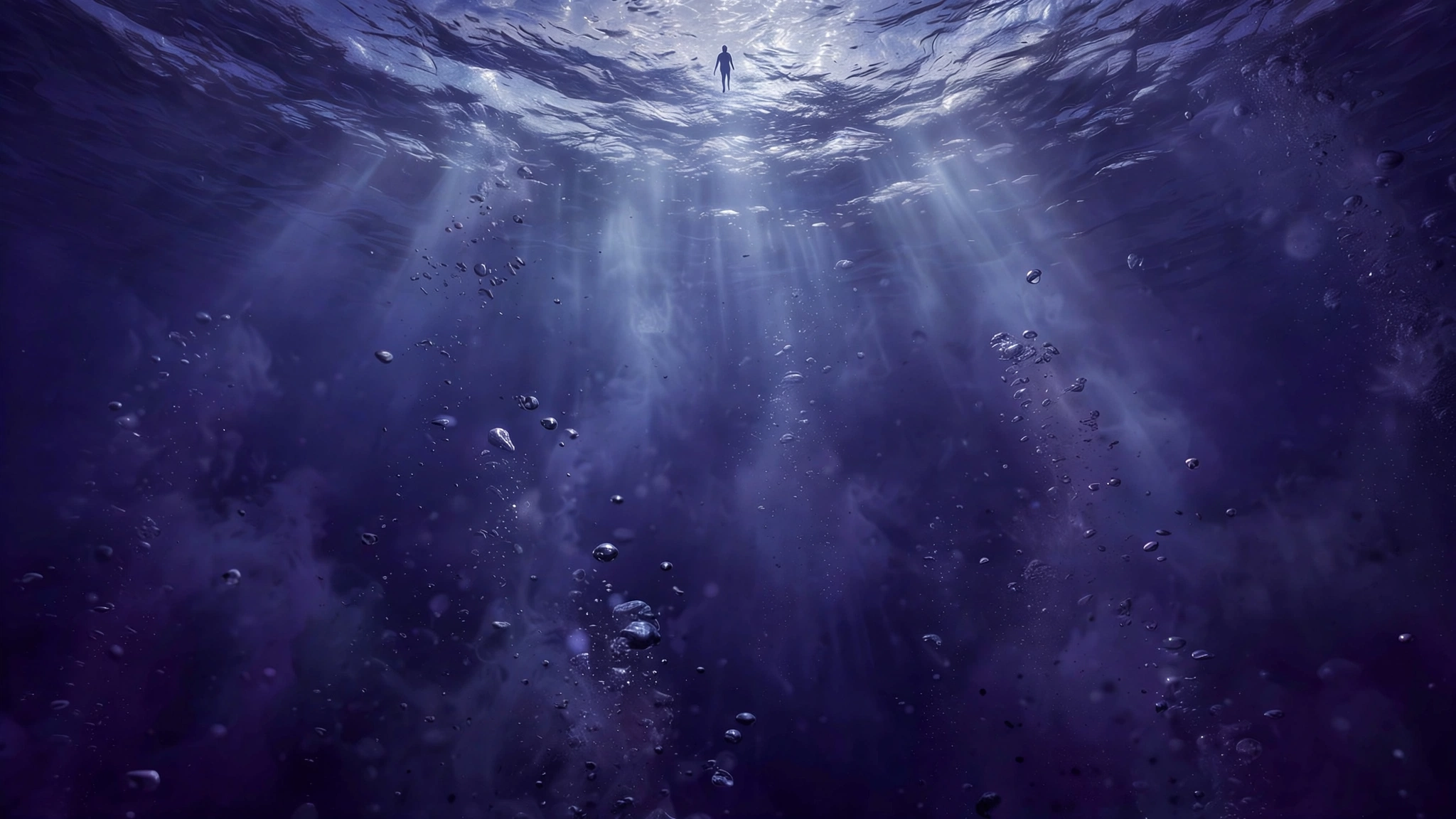 Dream about falling into water: meaning illustration