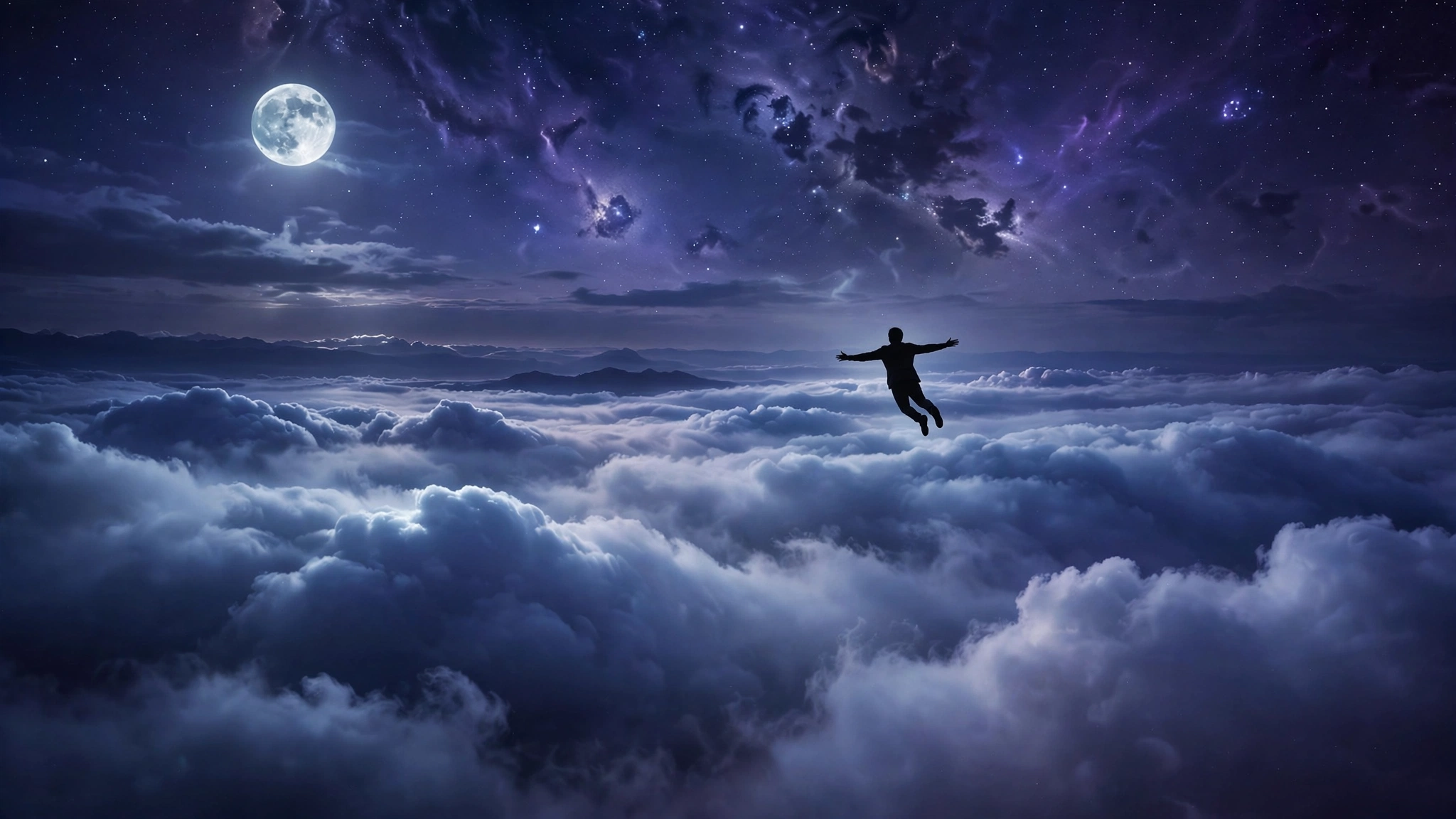 Falling and flying in the same dream: meaning illustration