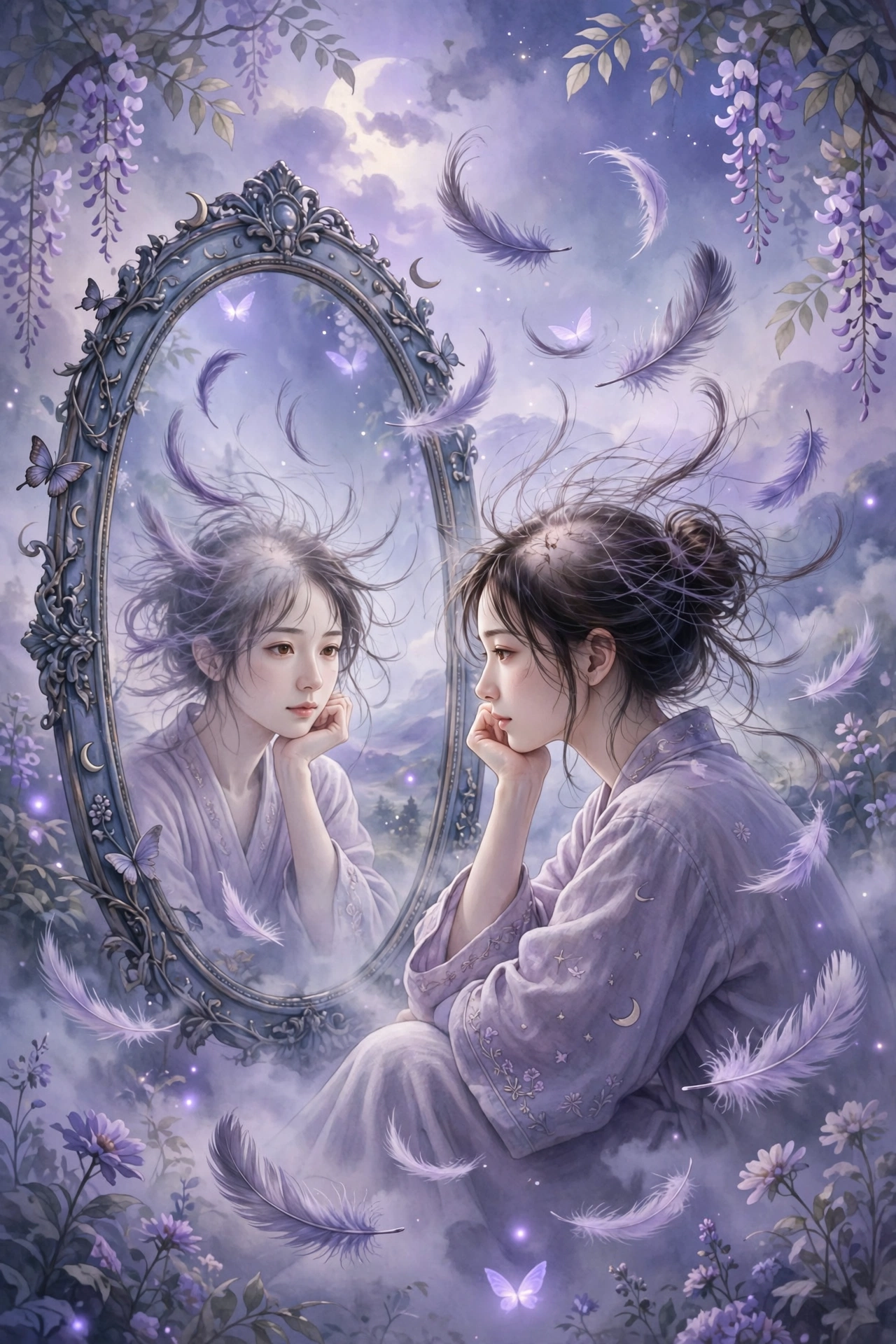 Dreaming about hair loss: meaning illustration